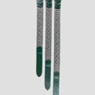 Deri Uçlu ve Aksesuarlarla GÜÇLENİRİLMİŞ Dokuma Köpek Tasması 4 cm (2)